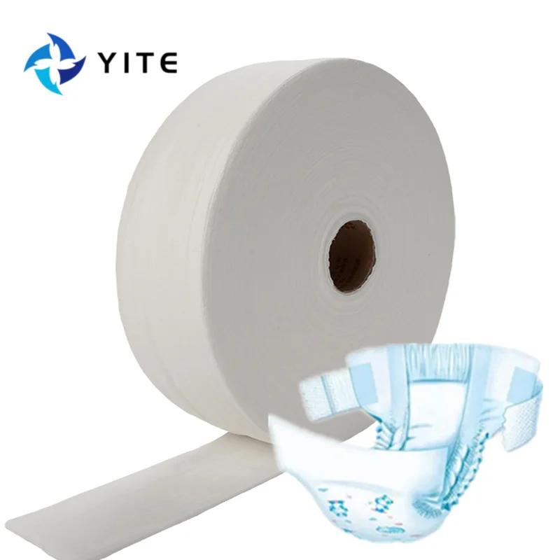 Diaper Making Raw Material Airlaid SAP Paper Absorbent Core for Diapers