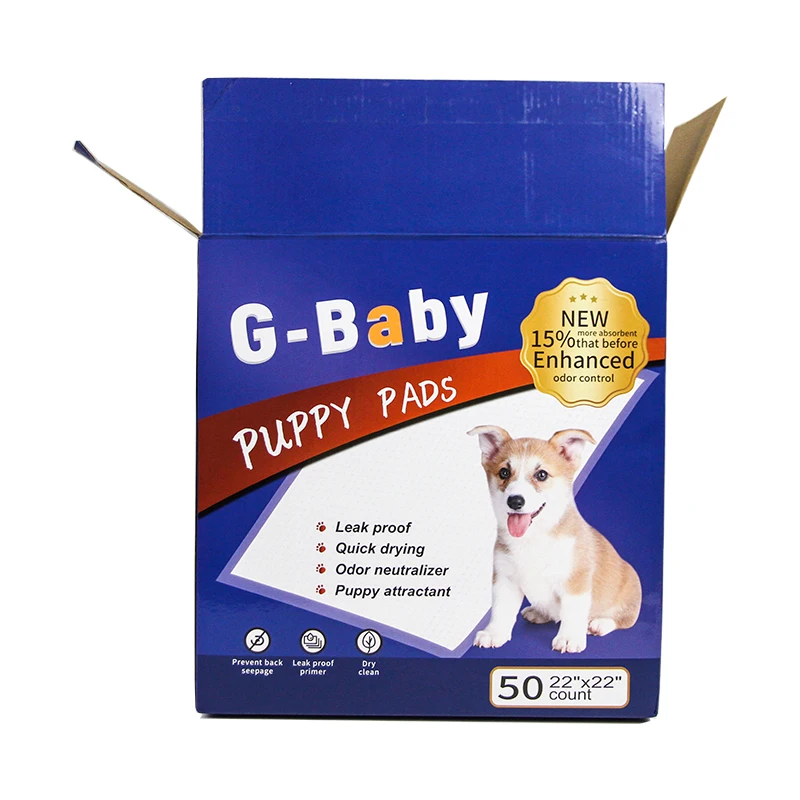 Hot selling super absorbent quick-dry disposable pet pad  for dogs 60 x 60cm