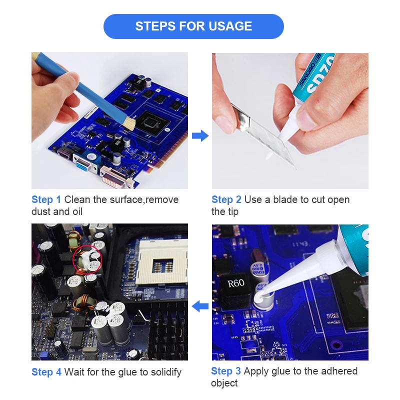 Custom Color Transparent One Component Sealant Car Windshield Rubber Auto Glass RTV Silicone Sealant