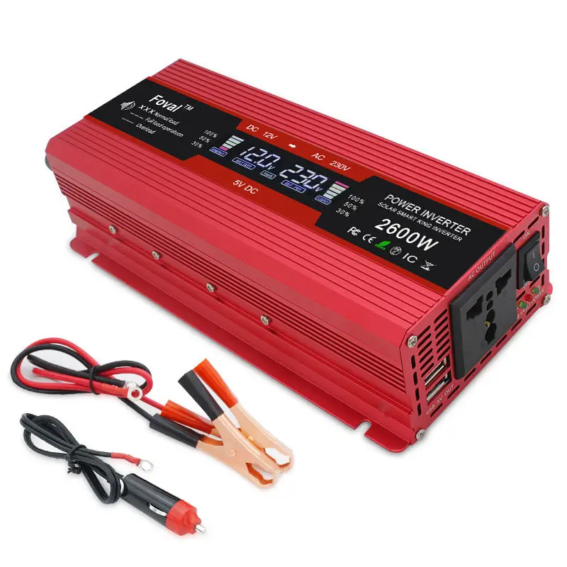 Modified Sine Square Wave 1000W Power Inverter DC 12 24 48 Volt To AC 110 220 230 Volt 1KW Inverter