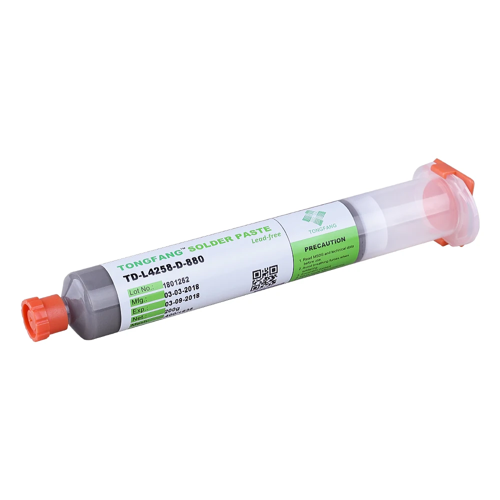 TONGFANG SMT solder paste Sn63Pb37 Tin-lead soldering welding Flux No-clean PCB LED