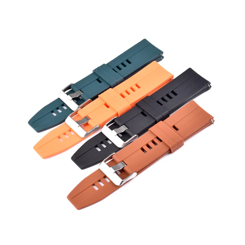 
Quick Release Watch Strap Adjustable Silicone Wristband Sport Silicone Rubber 22mm The Watch Band Is Replaceable Fashion 