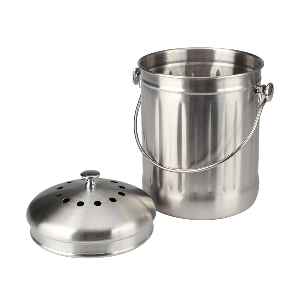 1.3 Gallon Compost Pail  what the lid with Charcoal Filter  Compost Bin