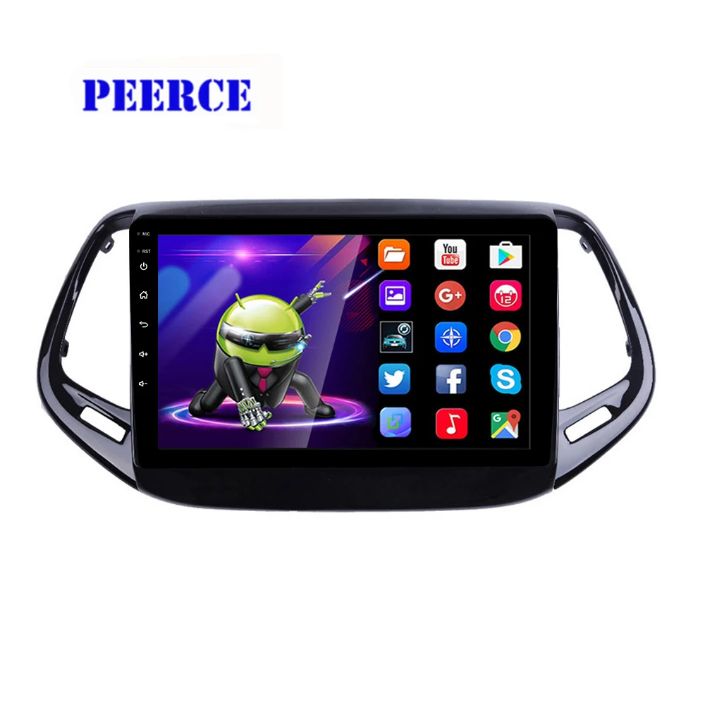 Best sellers 10.1 inch car video For Jeep Compass 2017-18 car stereo radio android navigation Car DVD player