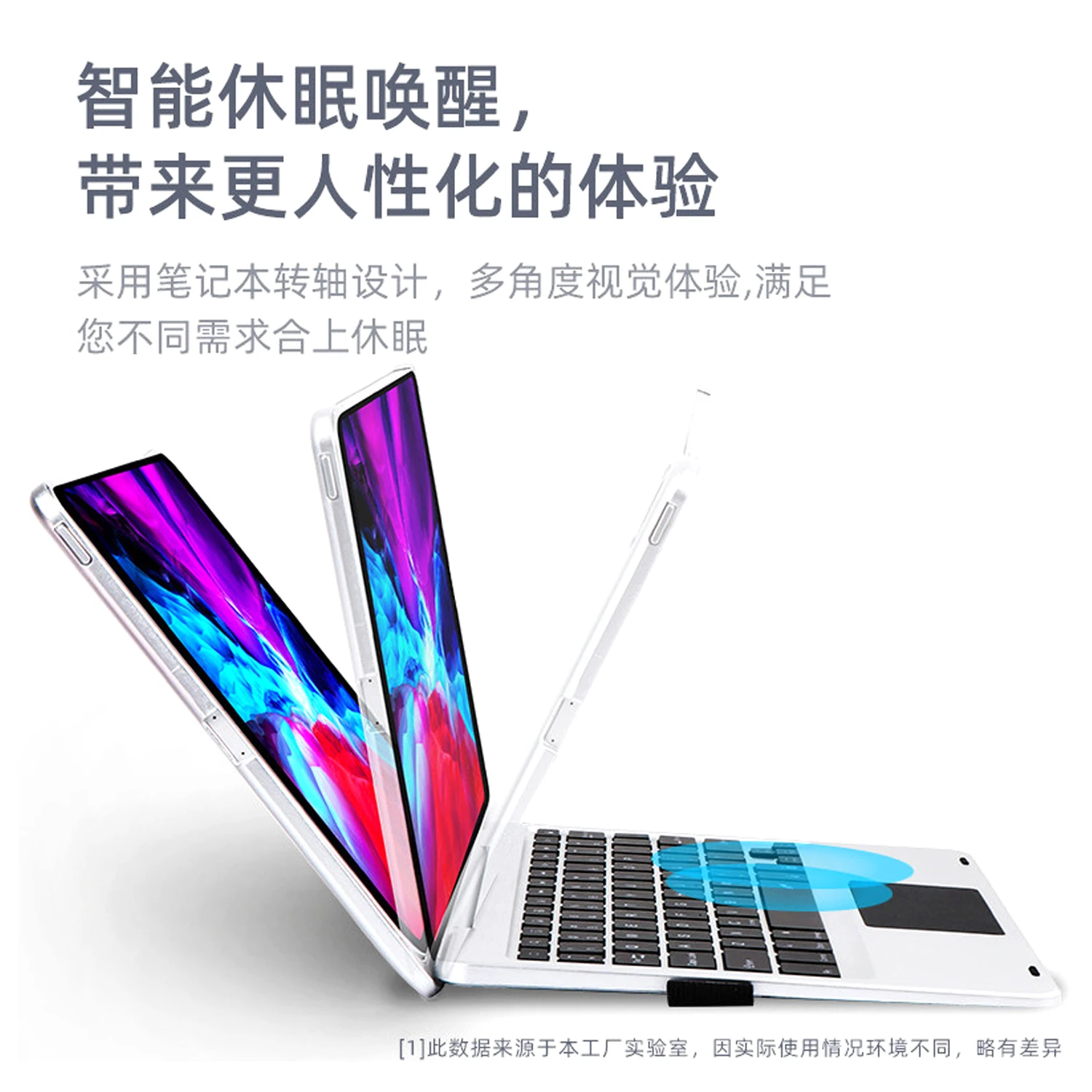 84 Keys Cute Shortcut Ultra Slim Office Purple Bt Standard Type C RGB Backlit Wireless For iPad Pro 11 Keyboard