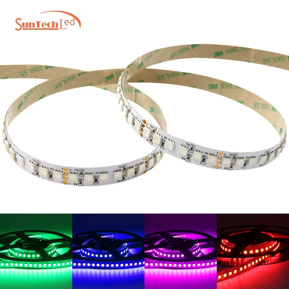 
Factory Wholesale High Brightness 24v 12mm High Quality 5050 Rgb Led Light Strip 