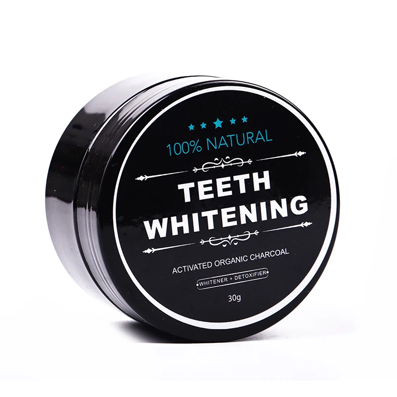 Black Activated Teeth Whitening bamboo Charcoal Tooth powder for Yellow Teeth