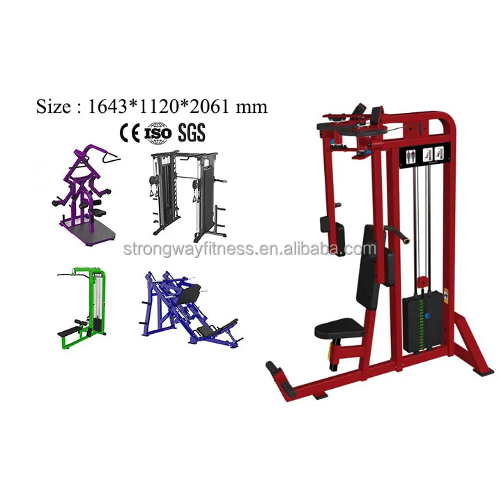 Salud gym equipment home gym strength machine pin loaded fitness sets commercial gym pectoral fly