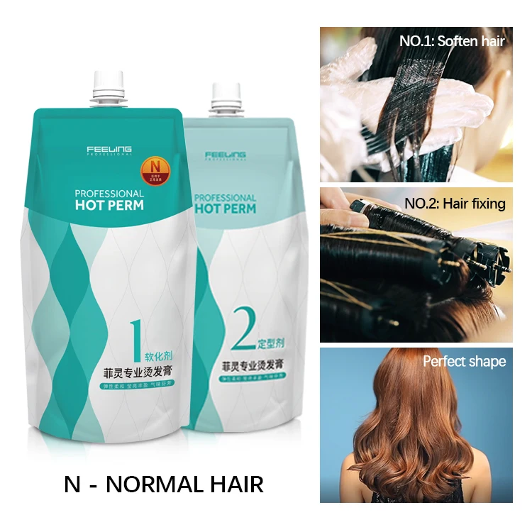 OEM Professional Thermal Wave Curling Moisture Elastic Hot Perm Digital Perm Lotion For Resistant Hair
