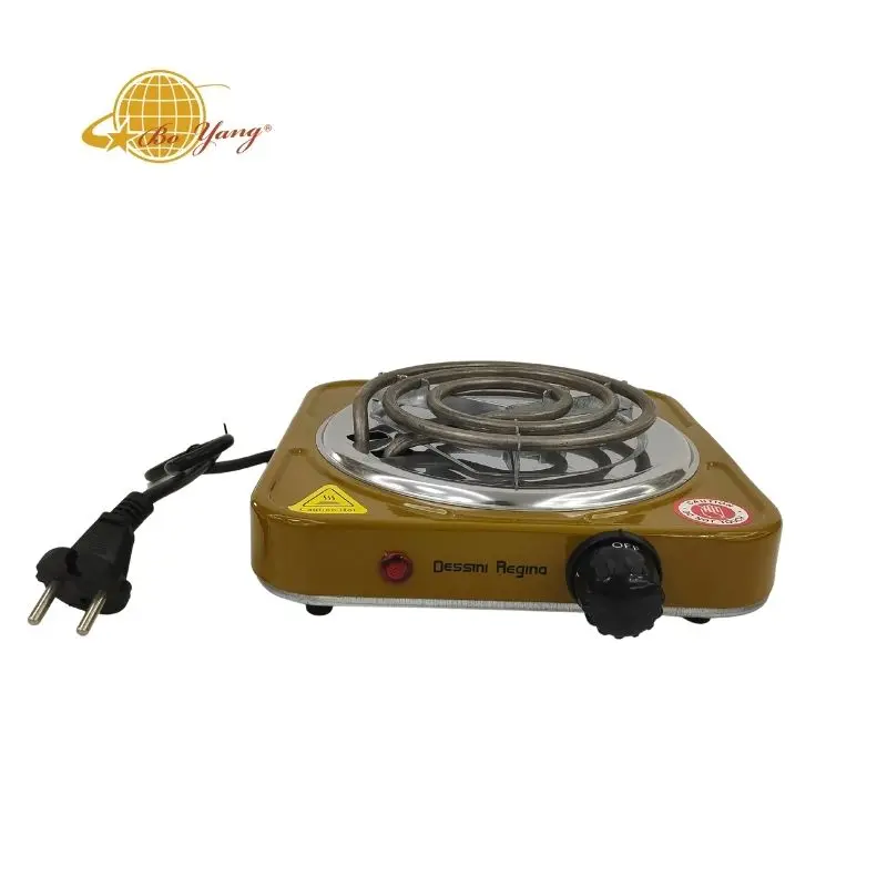 Hot selling safety electric heater cooking burner home kitchen appliance portable solid electric stove single hot rolled plate