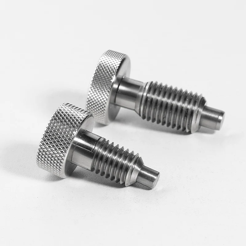 18-8 Stainless Steel Knob-Style Retractable Spring Plunger lock out indexing plunger