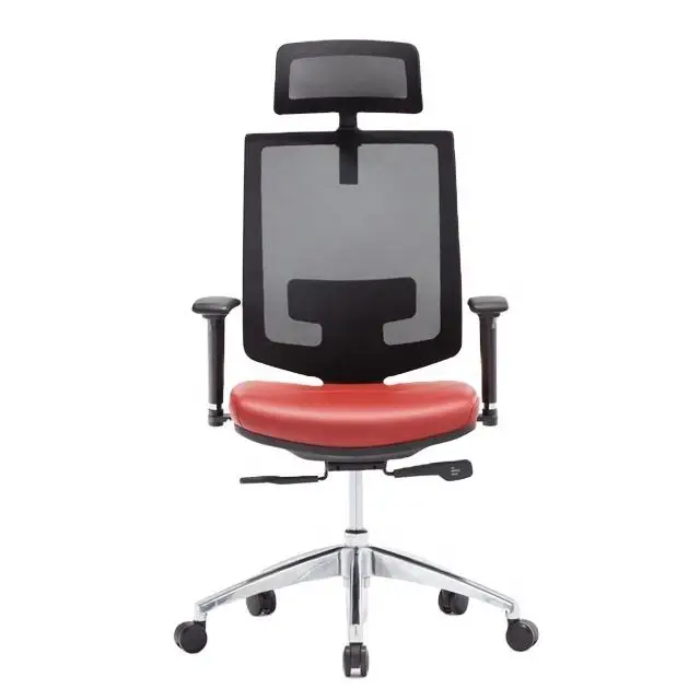 Swivel Office Furniture Ergonomic Office Chair Luxury Pu Leather Executive Office Chair