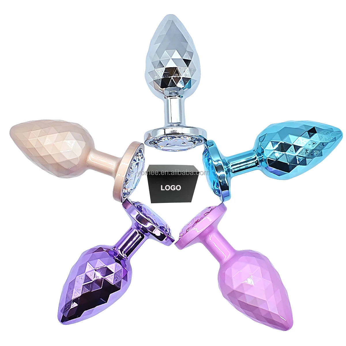 YUMY Large Stainless Steel Metal Women Anal Plug Men Butt Anal Plugs Butt Sex Toys Anal Plugs Including 3 PCS