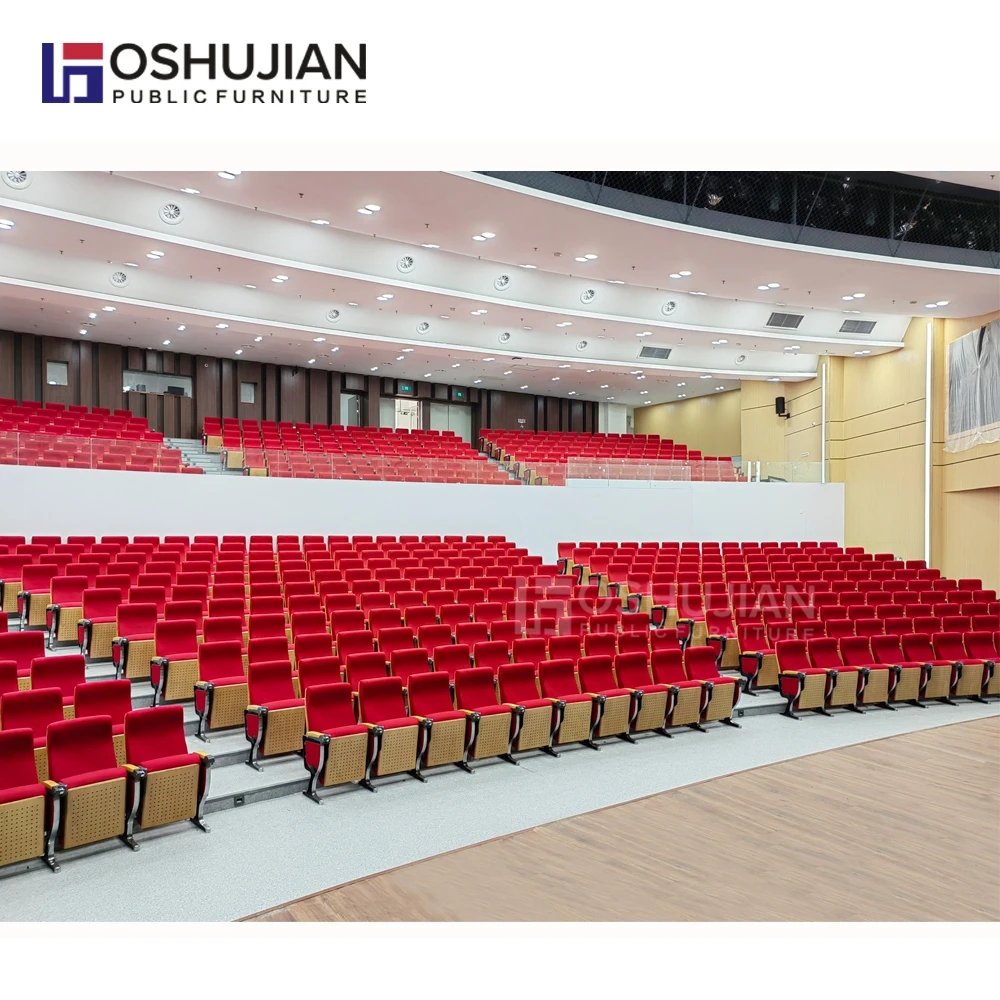 Custom Furniture used church chairs Auditorium theatre seating with folding table