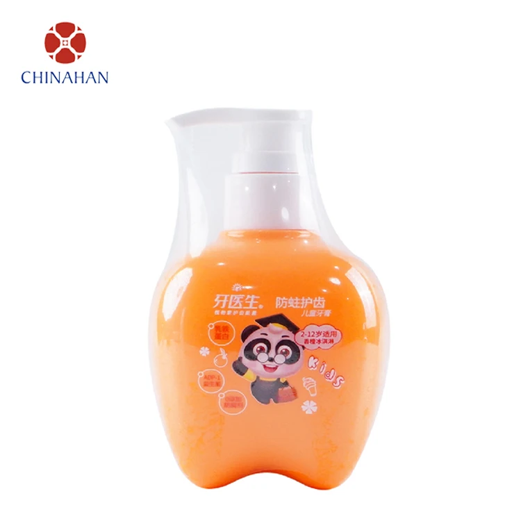Guangzhou manufacturer anti-cavity probiotics fruit flavor protect teeth fluoride toothpaste for children kids