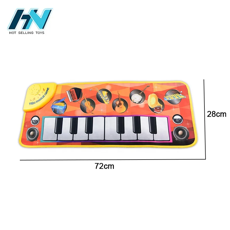 
Kids early educational musical toy electronic piano blanket music dance play mats 