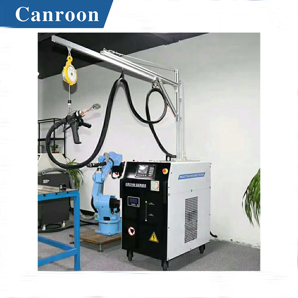 40kw combined type with chiller built in induction brazing heating machine