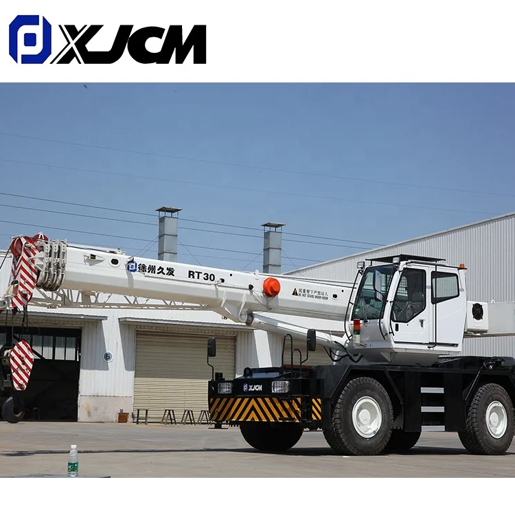 XJCM RT 30 тонн мобильный шероховатый строительный кран