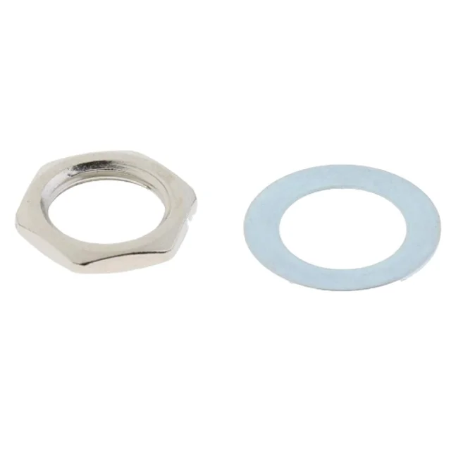 Гитарный разъем Резьбовая гайка и блокировочная шайба для электрогитары