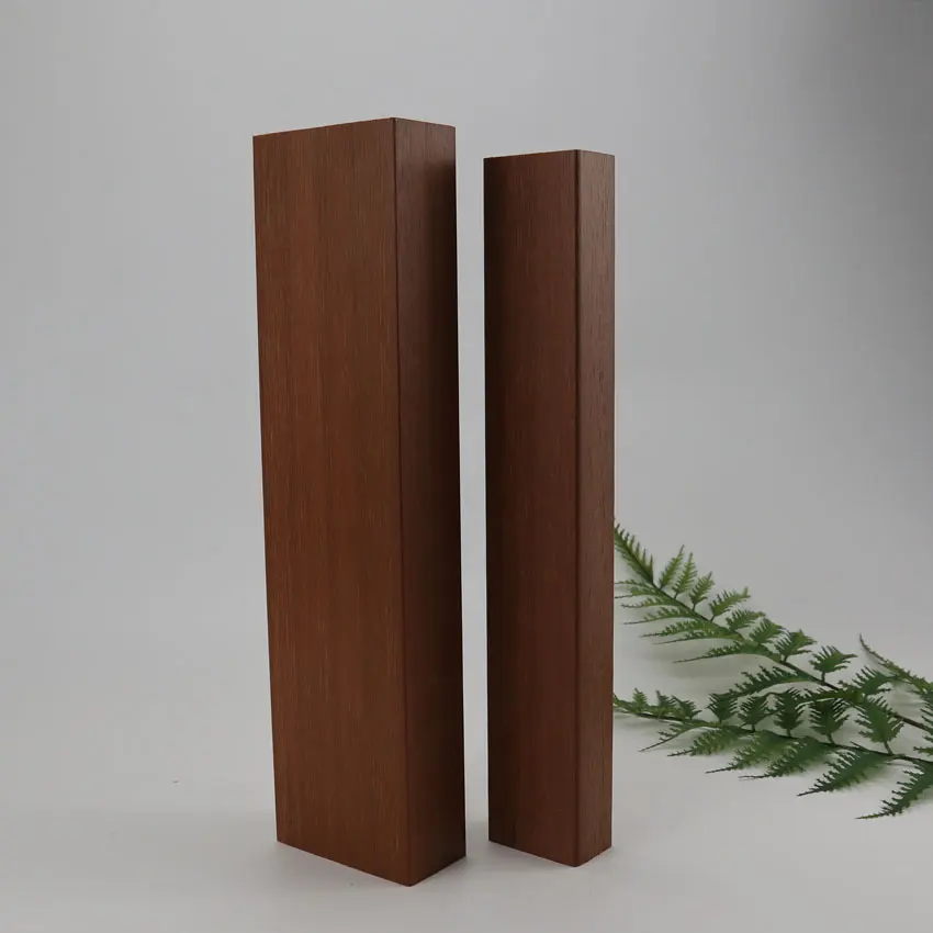 Foshan Manufacturer Rectangular Square Tubes Aluminum Profile China Suppliers Aluminum Tubes Wood Grain Finish