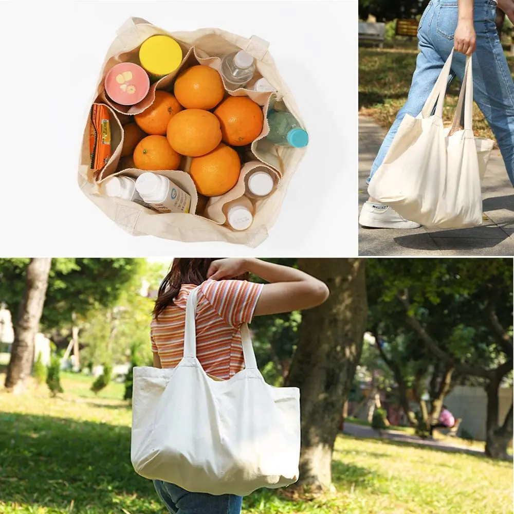 Оптовая продажа парусиновых сумок для супермаркетов, сумок для еды с овощами
