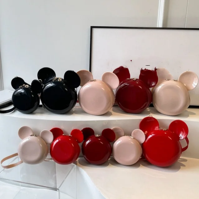 Wholesale New Arrival Mini Mouse Women Bag Girls Fashion Big Ears Candy Bag Pvc Messenger Bag