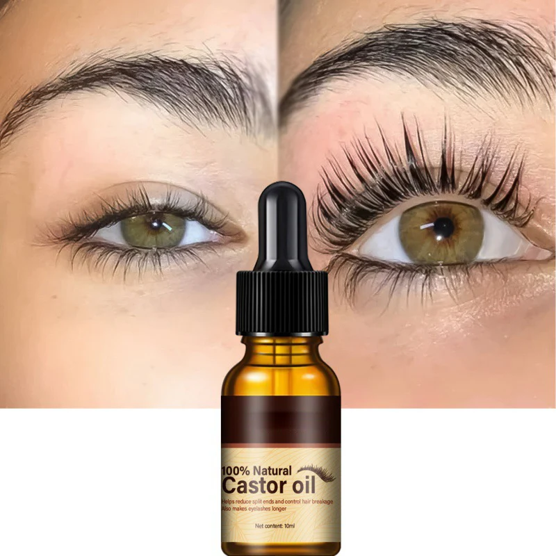 Private Label 100% Pure Castor Oil Cold Pressed Organic Castor Oil For Moisturizing Skin Hair Eyelashes Castor Essential Oil