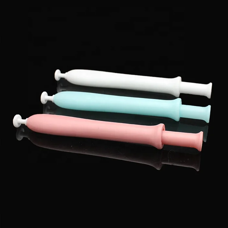 capsule disposable plastic vaginal cream applicator booster vaginal applicator