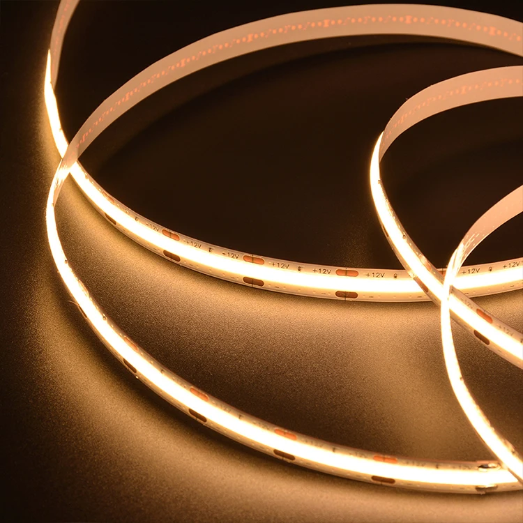 High quality strip light IP20 DC12/24V Beam Angle 120 degree Dali dimmable cob Flexible led strip light