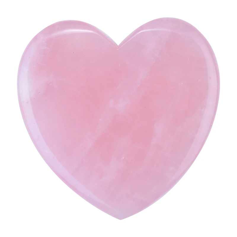 
Rose Quartz Jade Gua Sha Heart Shape Gua Sha Stone Tools Massage For Face 