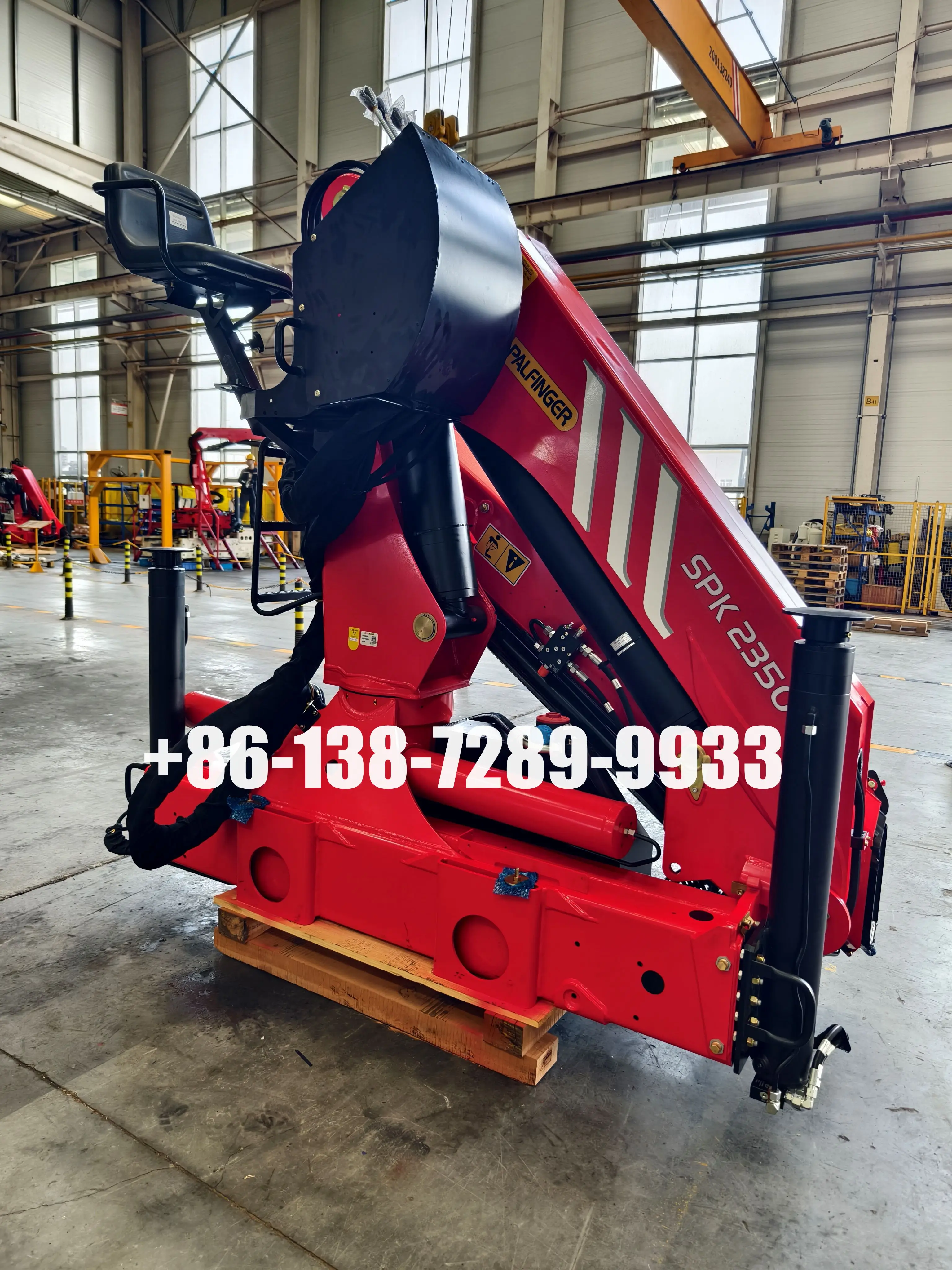 New Palfinger SPK23500 11 Ton Truck Mounted Knuckle Boom crane for Isuzu Volvo Stania Mercedes-Benz heavy truck chassis