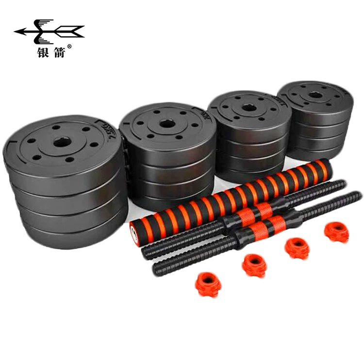 Certificated Black Round Cement Dumbbell Environmentally Friendly Adjustable Dumbbells Cement Weights