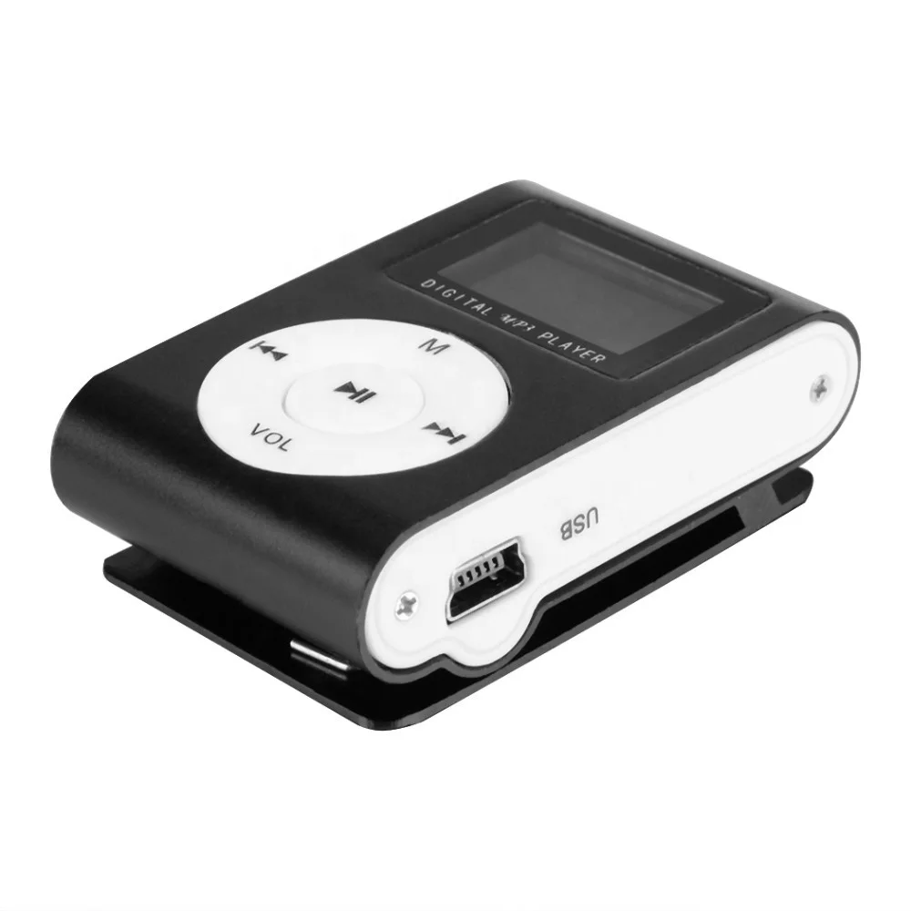 
cheapest best Gifts Metal Mini sports Clip usb MP3 music Player With LCD Screen support music free song download 