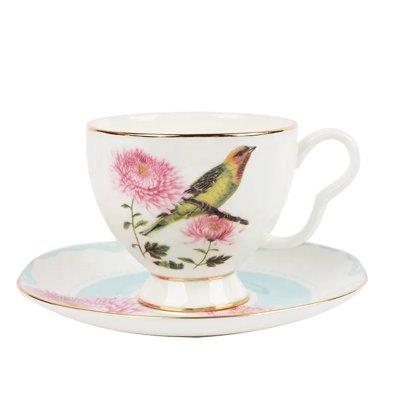 Британский послеобеденный чайный набор кофейных чашек Bone China Европейский маленький роскошный керамический кофейный Подарочный сервиз с чайником