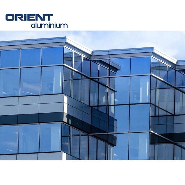 Modern Design Invisible Aluminium Curtain Wall