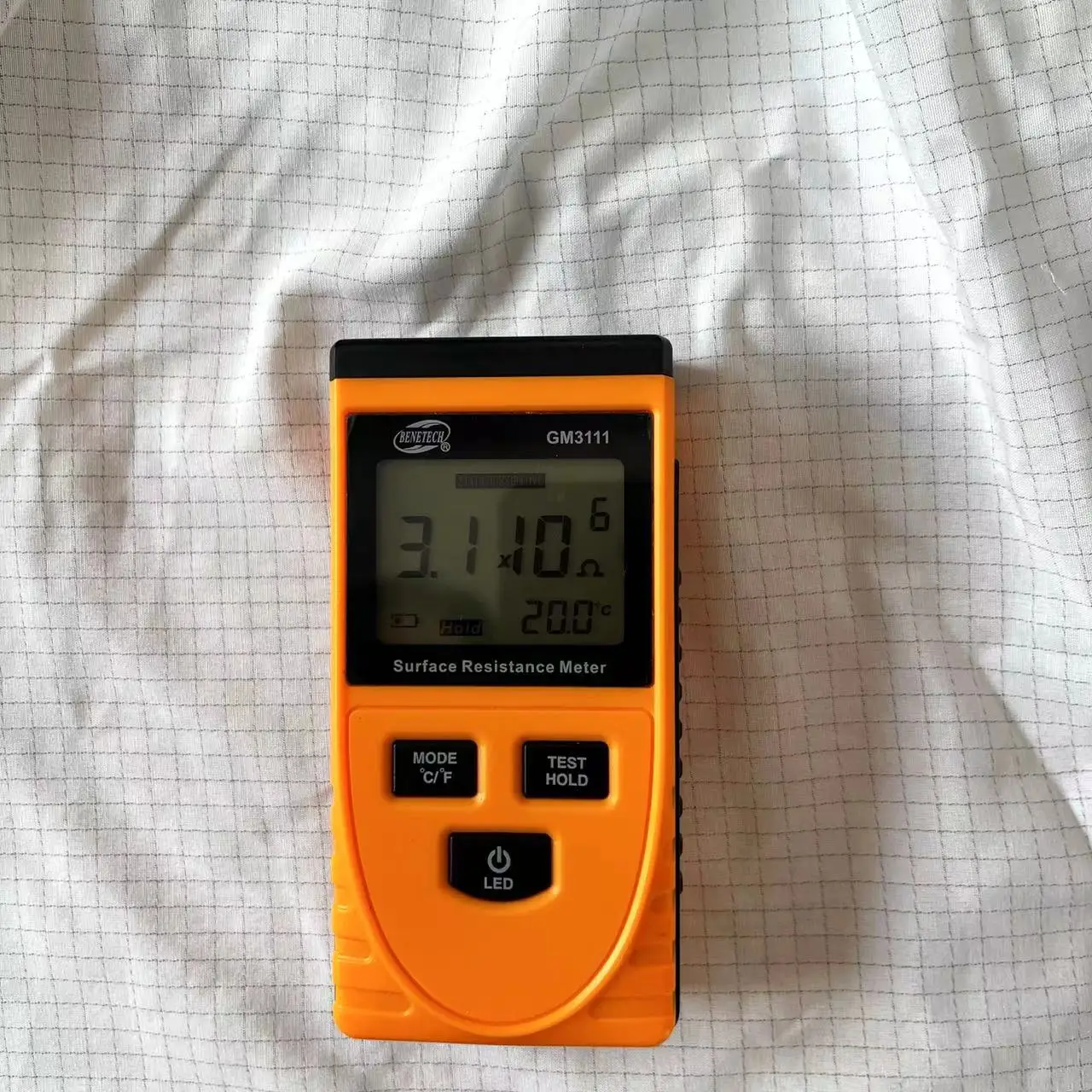 Factory Cloth 230CM ESD 5mm Grid Anti-Static Cotton Carbon Fiber Fabric For Sheet Home Textile