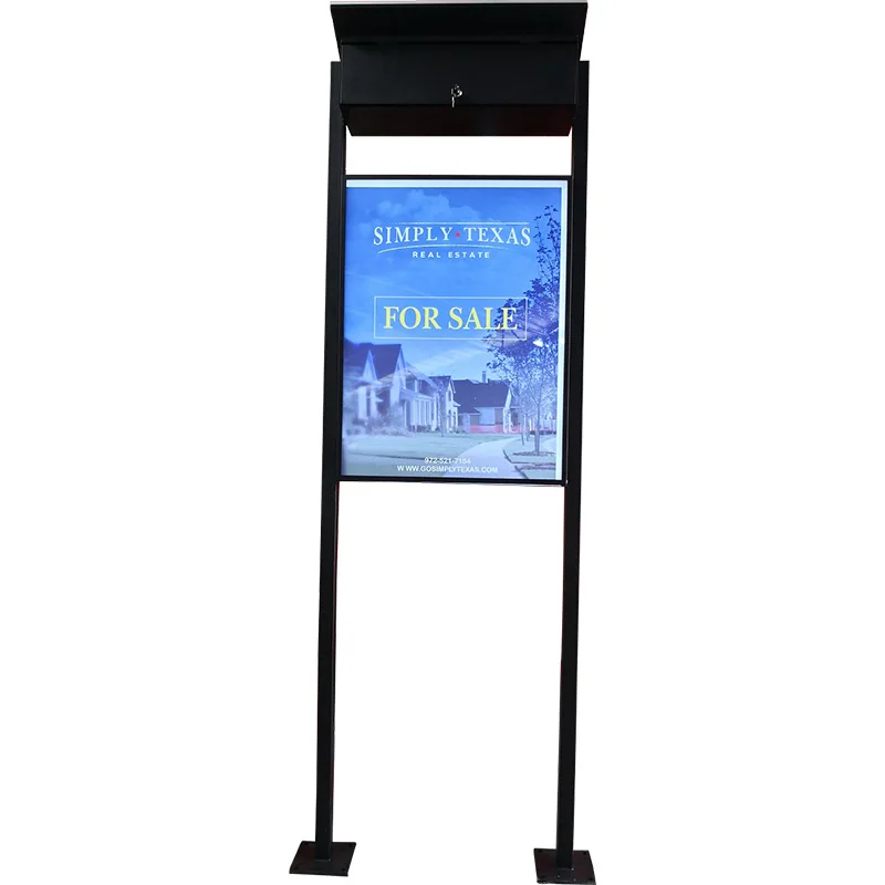 
Solar advertising light box 