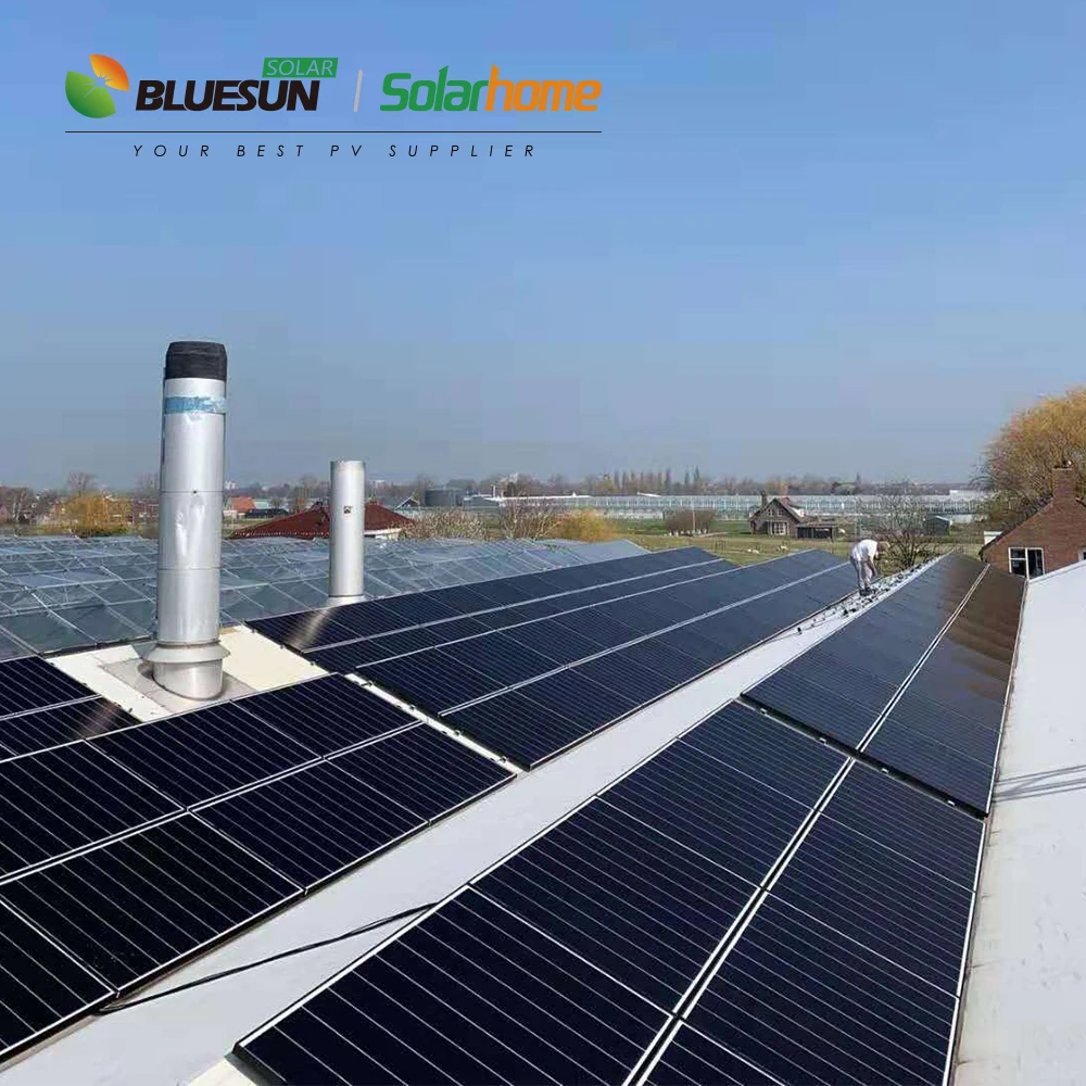 Bluesun HJT Shingled Solar Panel 700w  Mono Solar Panel 700w Pv Module
