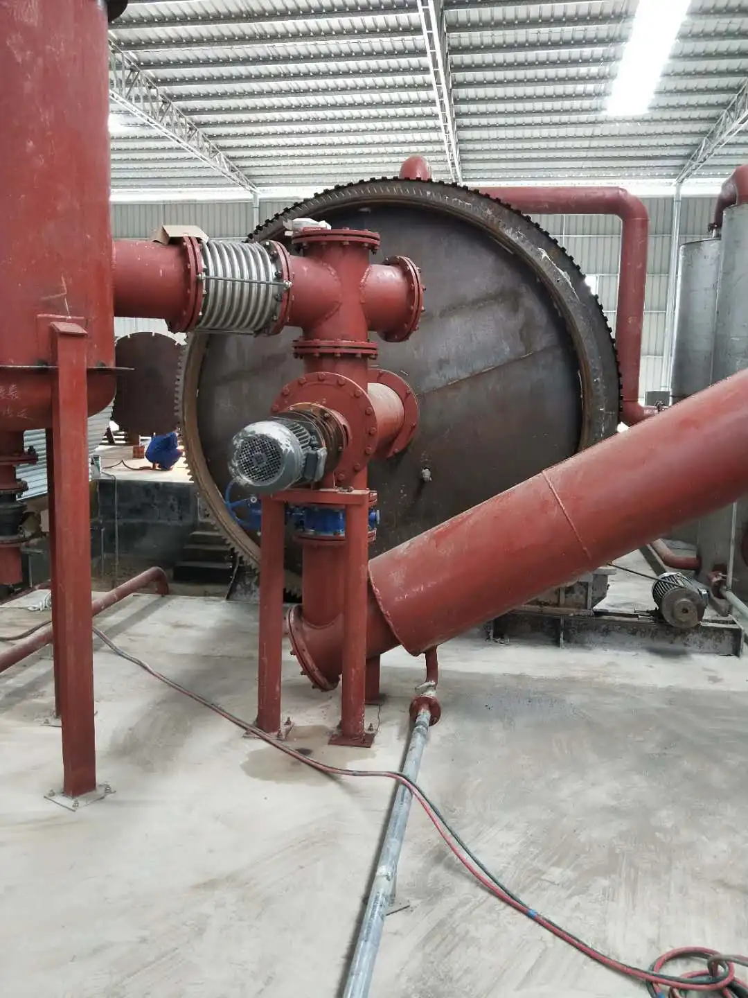 Ланнинг отходов резины переработки пиролиза завод