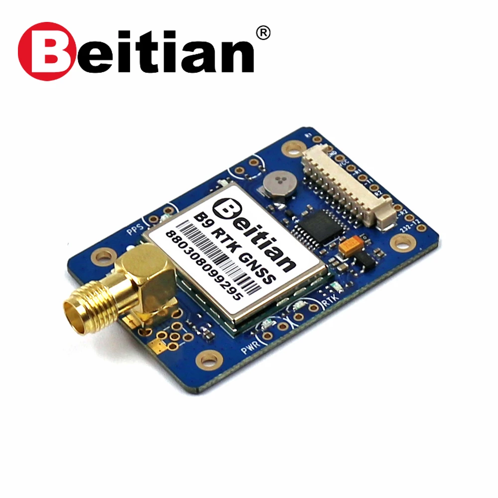 Beitian designed with ZED-F9P module RTK high-precision GNSS receiver used as base or rover station BT-B9K8