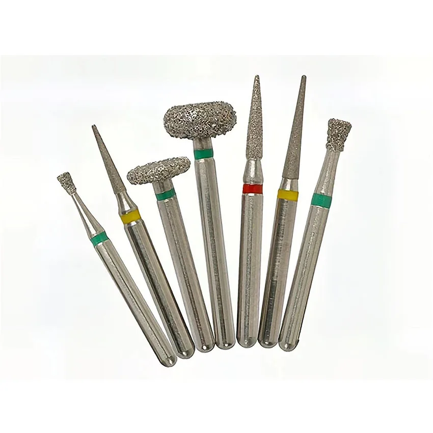 Оптовая Продажа с фабрики Стоматологические алмазные буры из нержавеющей стали для наконечников пластиковая упаковочная коробка стоматологической алмазной