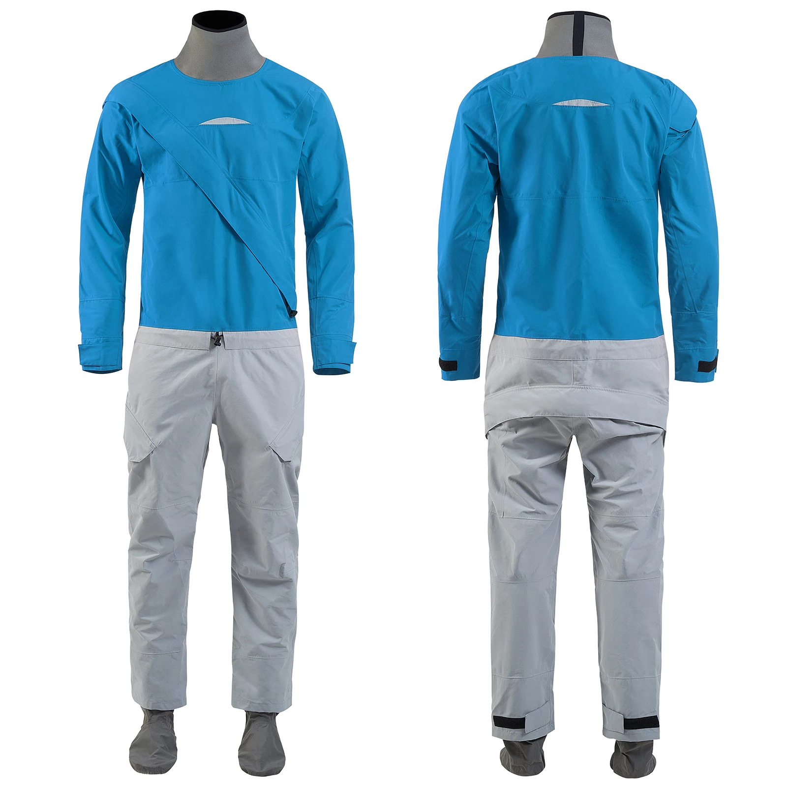 OEM custom fishing drysuit whitewater kayaking breathable 100% waterproof ocean racing polyester for women hunting