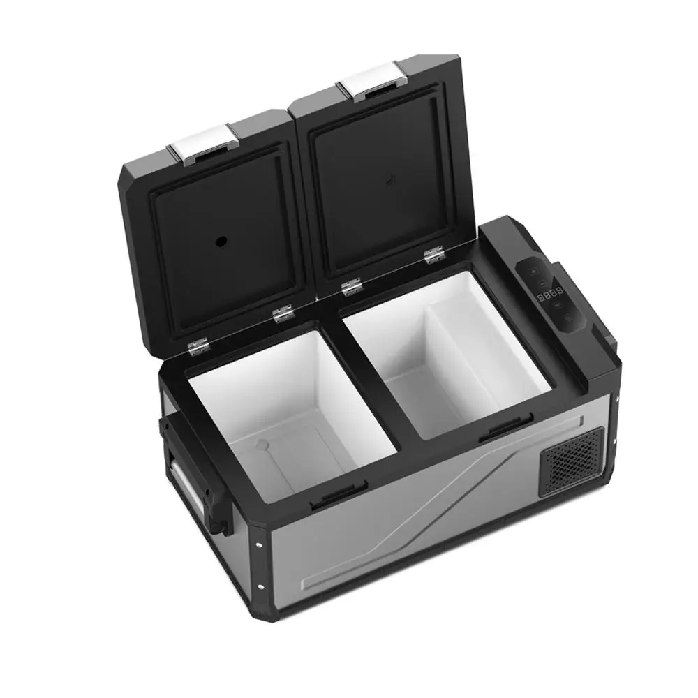 60L Car Fridge Portable Refrigerator Mini Fridge Auto Compressor Freezer RV Van Truck Travel Cooler Home Use 12/24V 220V