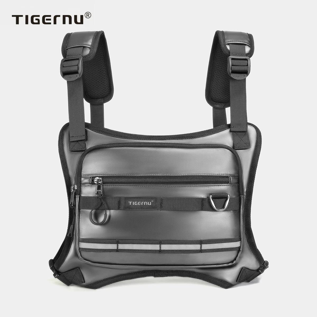 Tigernu T-S8356 custom logo reflective lightweight outdoor gym sport bicycle waterproof chest cross body bag