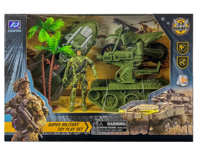 Police Toy Truck with Little Police Figures Army Men Toy Soldiers Educational Kids Games