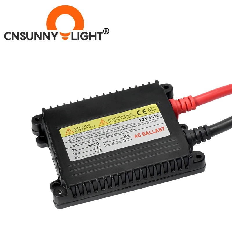 CNSUNNYLIGHT OEM ODM 12 в 35 Вт Высокая интенсивность разряда тонкий блок стабилизатор автомобильные фары переменный ток HID ксеноновый балласт