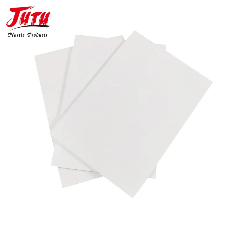 JUTU RTS 8x15inch 3mm thickness pvc foam board sheet A4 size white expanded pvc sheet