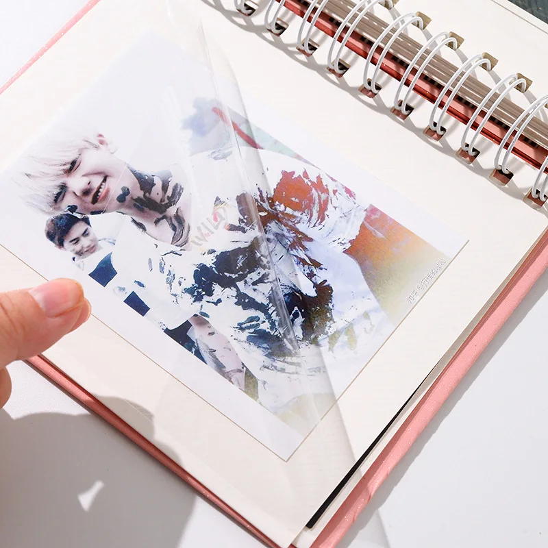 Wholesale Kpop custom printing cover sticker film 3 4 5 6 inch collect adhesive reusable photocard picture album