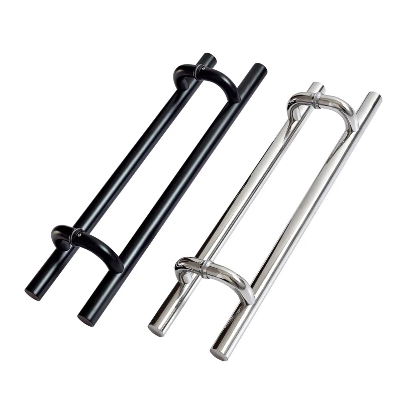 Modern Door Handle Chrome Plated SS304 Shower Room Pull Glass h