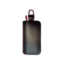High Quality Luxury Leather Car Key Case Keychain Bag with Keys Holder Inside Auto Branded Pouches
